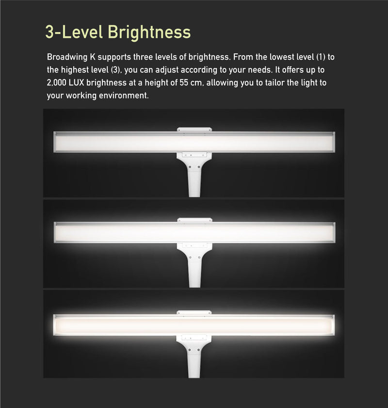 Broadwing K Base LED Wide Stand LSP-9000 Desk Lamp